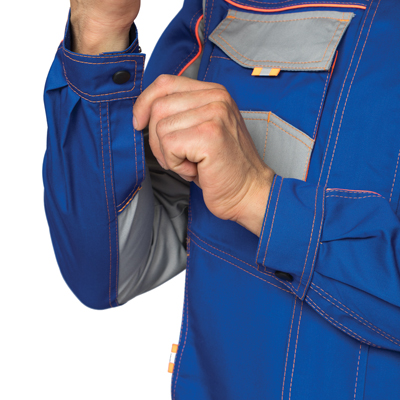 Костюм мужской "Бренд 1 2020" василёк/светло-серый (куртка и брюки)