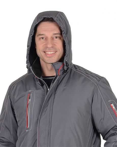 Куртка зимняя "АЛЕКС", серый