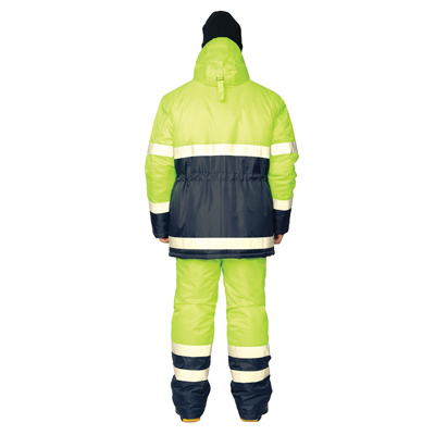 Костюм утеплённый "Спектр 2" лимонный/синий (куртка и полукомбинезон)