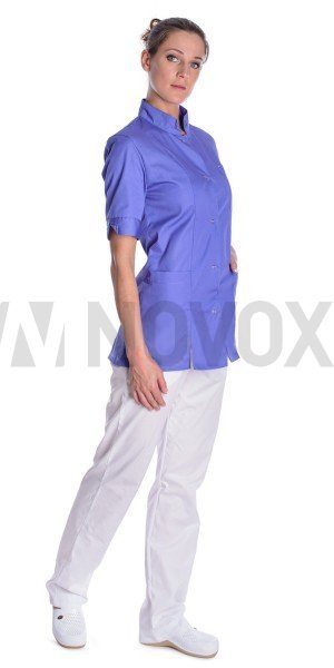 Блуза "Элит" медицинская женская, фиолетовый