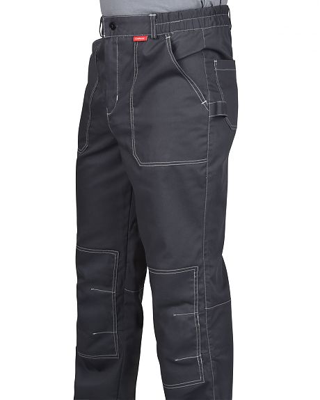 Брюки "Фаворит-Люкс" т.серый с серым