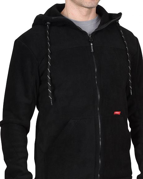 Куртка флисовая "Меркурий" черная (ЧЗ)