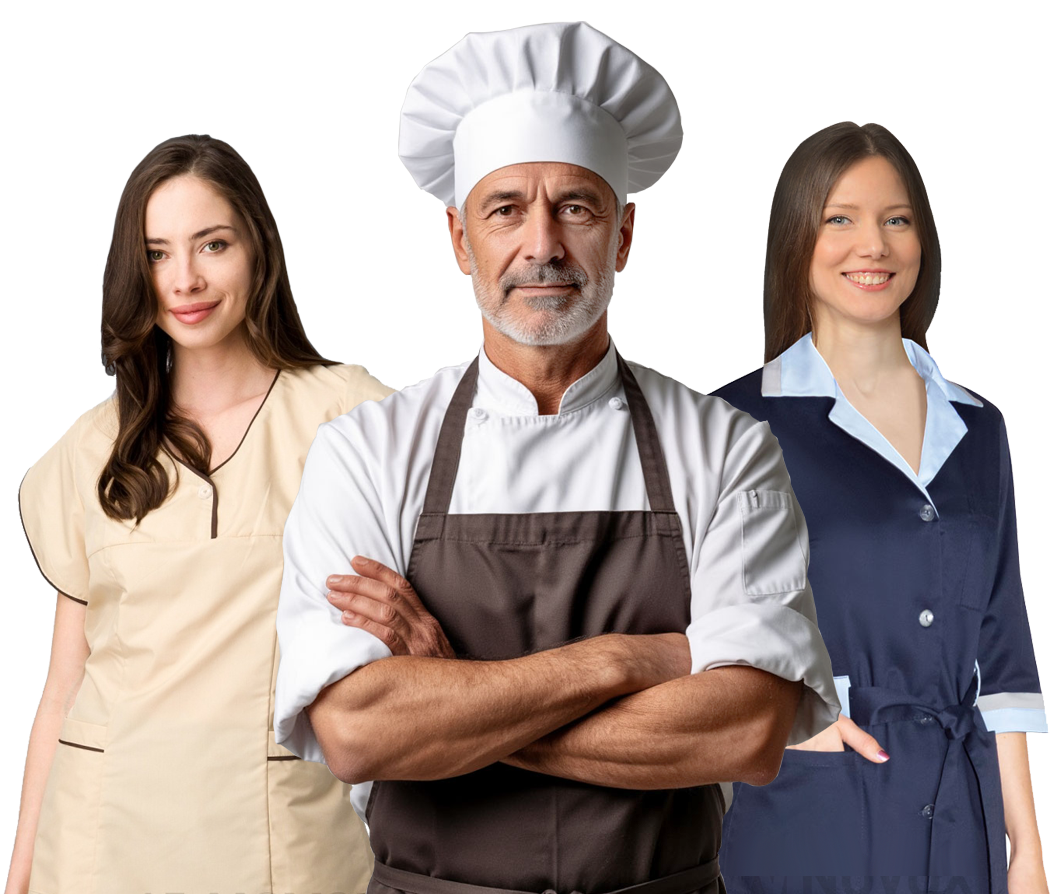 Спецодежда для работников сферы услуг