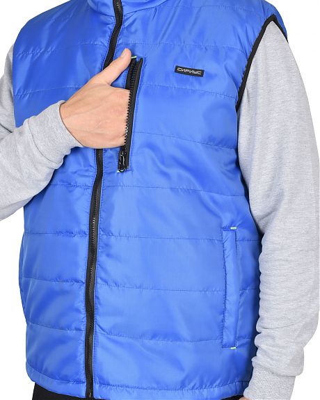 Жилет "МОДЕРН", василек