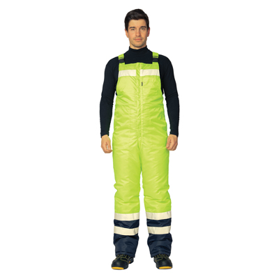 Костюм утеплённый "Спектр 2" лимонный/синий (куртка и полукомбинезон)