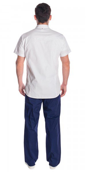 Блуза "Элит-спорт" медицинская мужская, белый