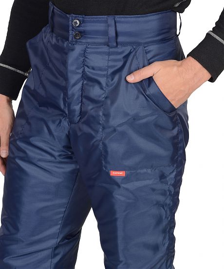 Брюки зимние "РОСТ", т.синий, тк. Оксфорд