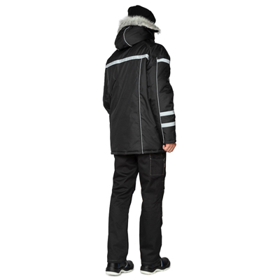 Куртка мужская утеплённая "Аляска Ультра" чёрная