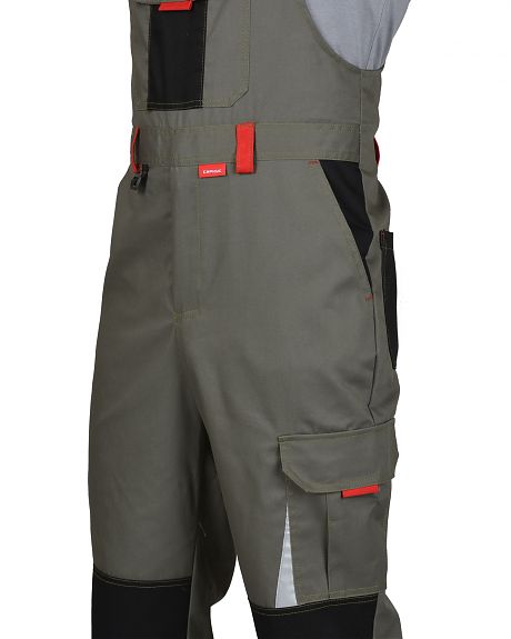 Полукомбинезон "СТАН", оливковый с черным и красным