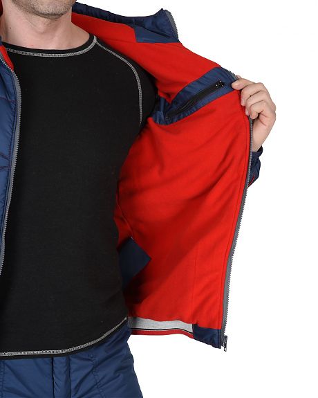 Костюм "ИМИДЖ" куртка кор. (чз), брюки,синий