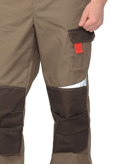 Полукомбинезон "Фаворит-Мега", св. корич. с коричневым, ткань Rodos