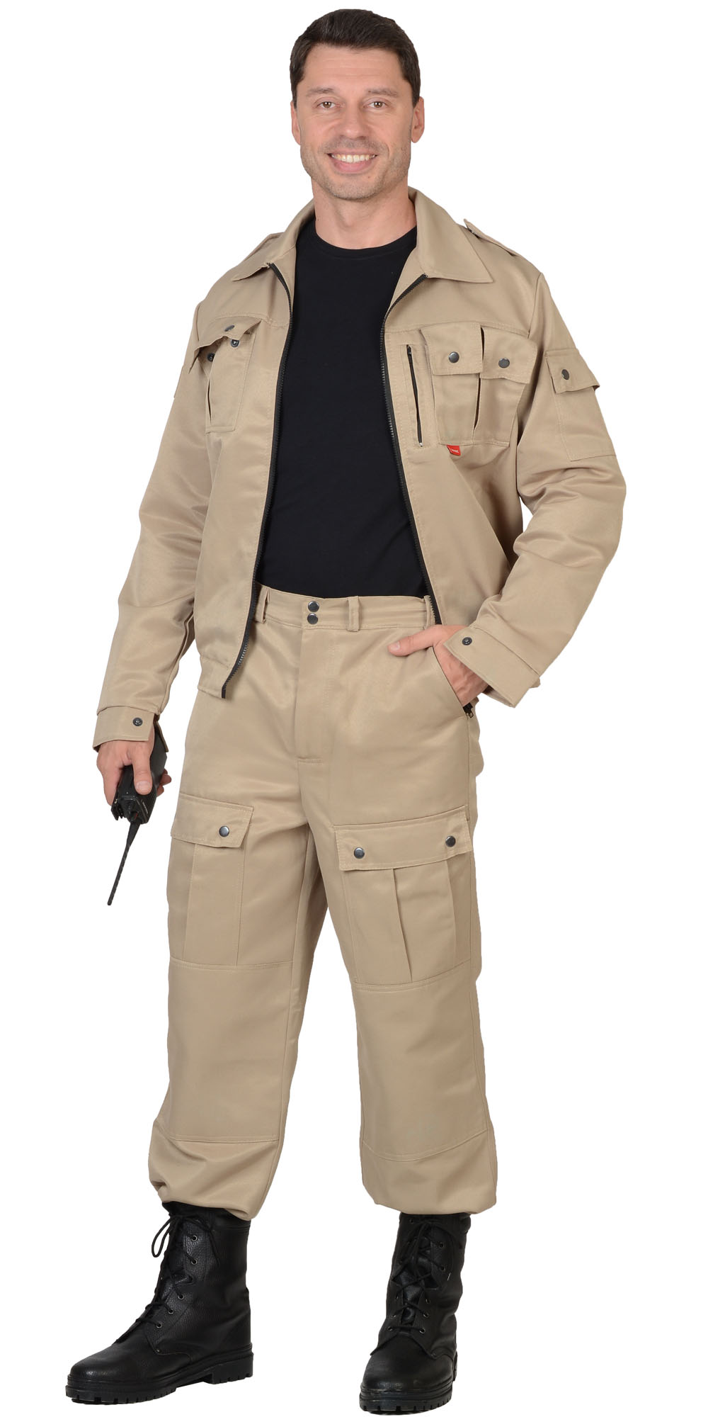 Костюм "СИРИУС-Фрегат" куртка, брюки (тк. Грета 210) песочный