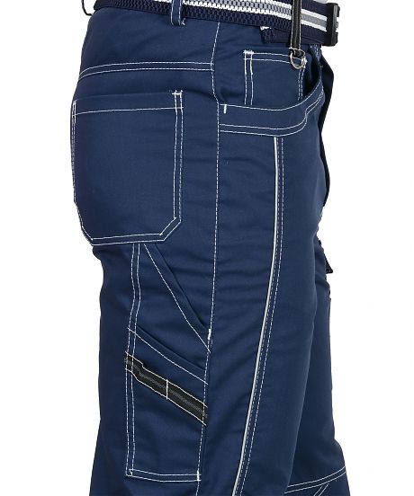 Брюки мужские летние "ПРЕСТИЖ" синие, кант СВМ