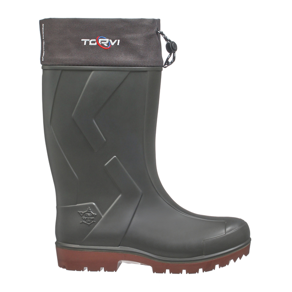 Сапоги ЭВА+ПУ муж. зимние "TORVI T - 40°C" с 4-х слойным сменным вкладышем с мехом,шипы, цв. олива