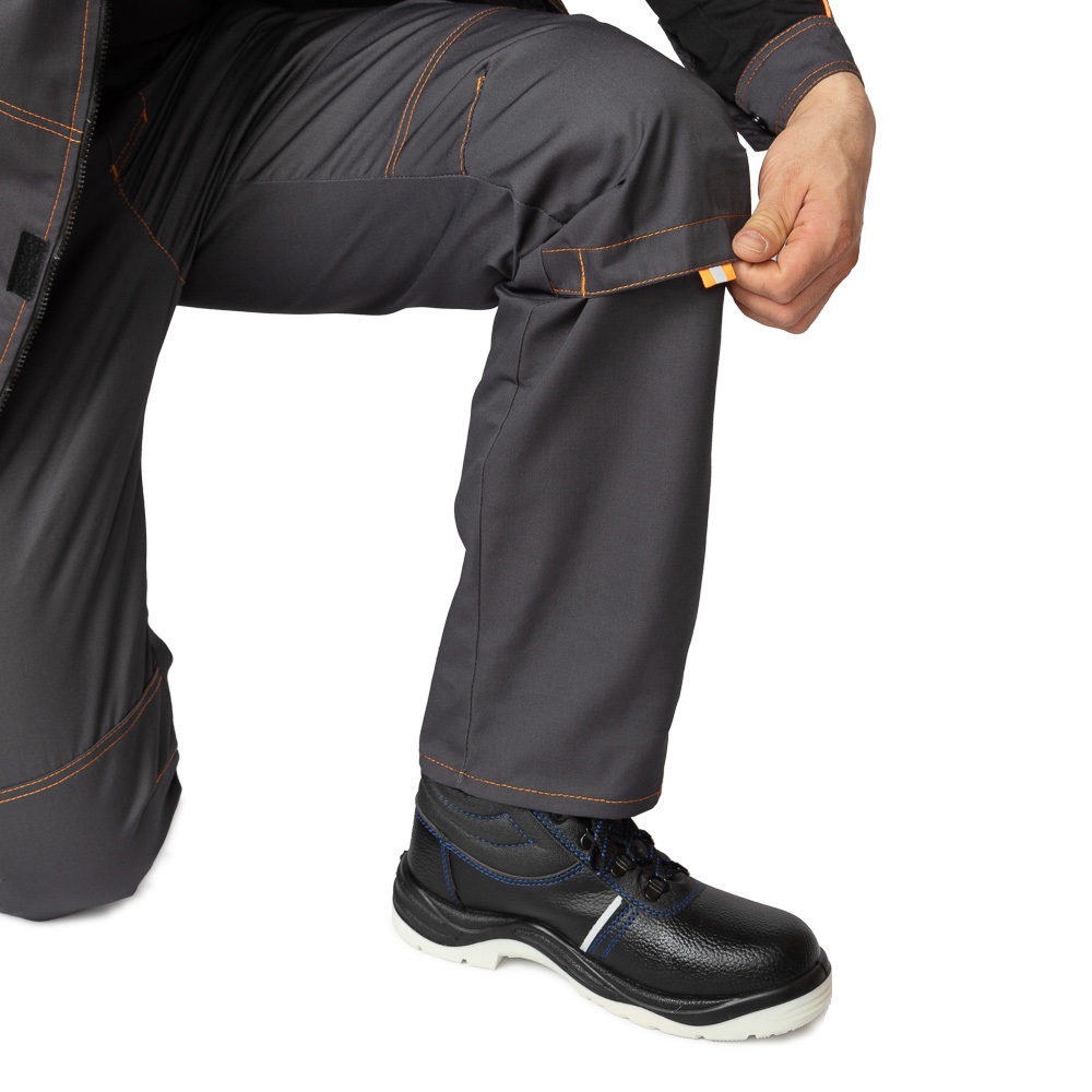 Костюм мужской "Бренд 1 2020" тёмно-серый/тёмно-серый/чёрный (куртка и брюки)