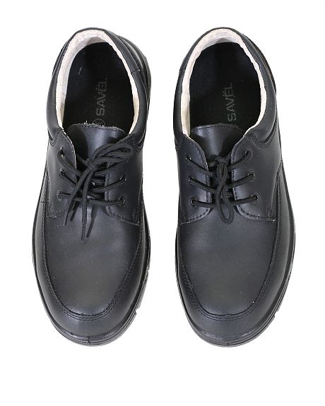 Полуботинки "SAVEL-Дуэт", ПУ, черный