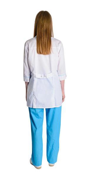 Костюм "Соната" женский, белый + голубой