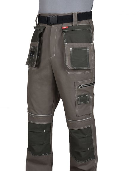 Брюки "ТОКИО" т. песочный с хаки 100%х/б пл. 260 г/кв.м