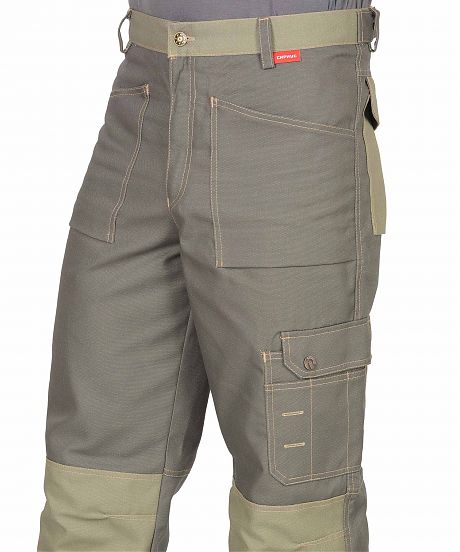 Брюки "ВЕСТ-ВОРК" т.оливковый со св.оливковым пл. 275 г/кв.м