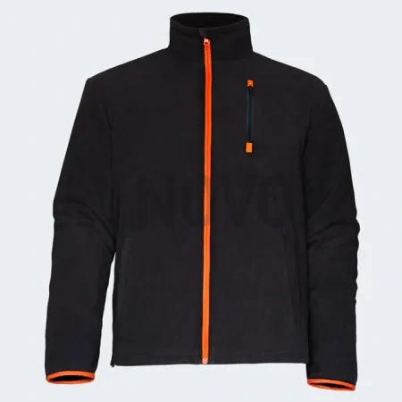 Флисовый джемпер PROTONE HUNT, черный/оранжевый