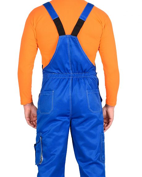 Полукомбинезон "CROWN",васильковый