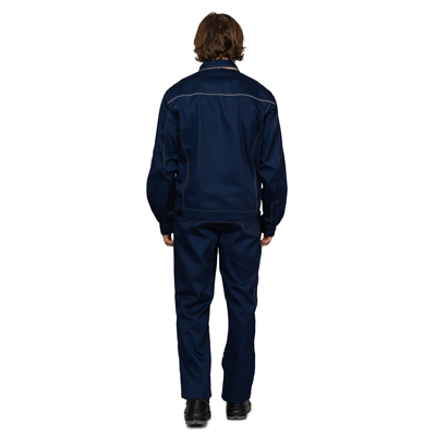 Костюм мужской "Профессионал 1" синий/бежевый (куртка и брюки)