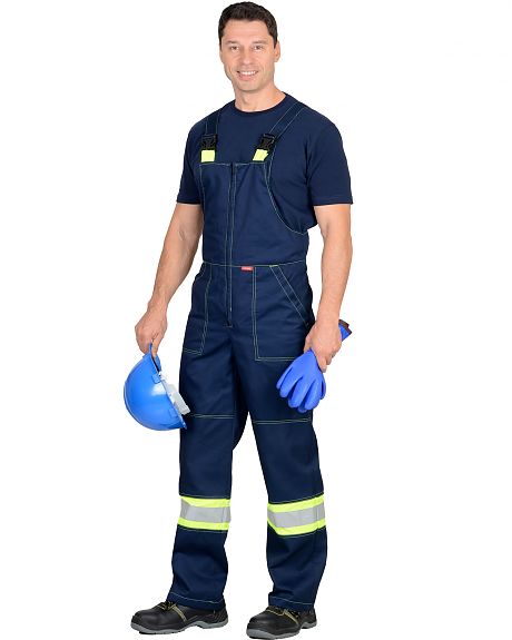 Костюм летний "Терминал" куртка, п/к, т.синий/лимонный