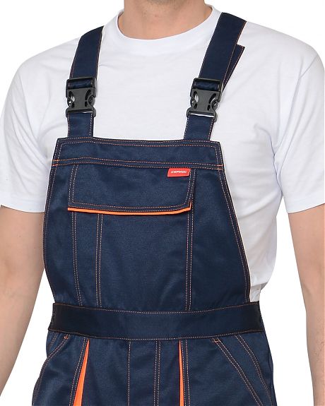 Полукомбинезон "CROWN",синий