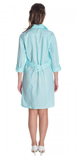 Халат "Люси" женский, светло-бирюзовый