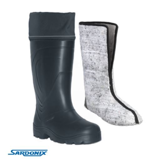 Сапоги ЭВА мужские зимние "Север" (SARDONIX) ,с чулком и манжетой, цвет в ассорт. (в уп. 4 пар)