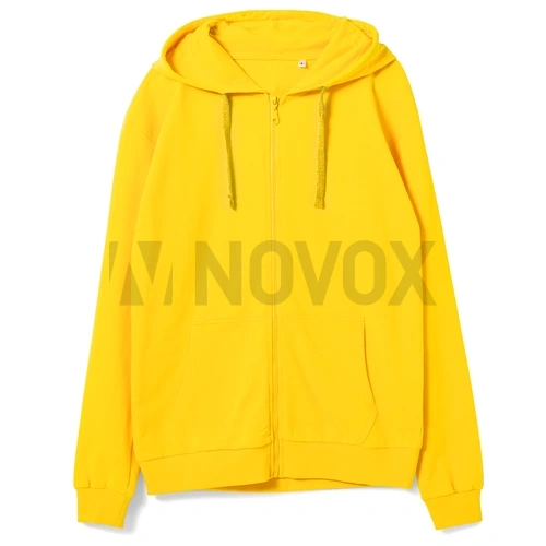 Толстовка на молнии с капюшоном Siverga 2.0, желтая