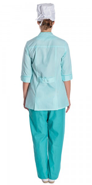 Костюм "Соната" женский, светло-бирюзовый + темно-бирюзовый