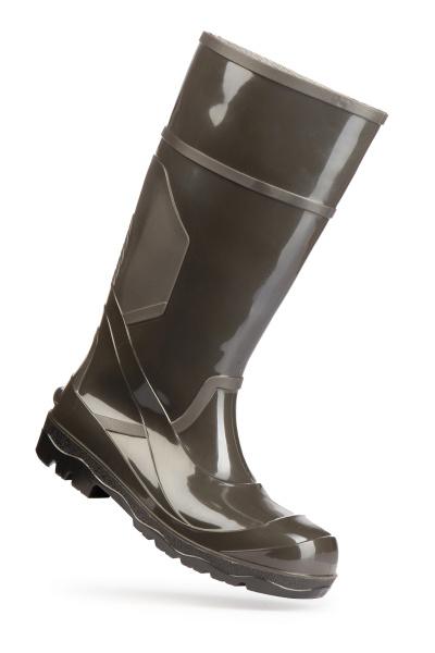 Сапоги ПВХ БАРС с композитным подноском с вкладным чулком из НТП МИНПРОМТОРГ оливковые