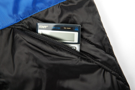 Костюм зимний "Мегрес-2" СОП (тк.OxLine,90) п/к, васильковый/черный