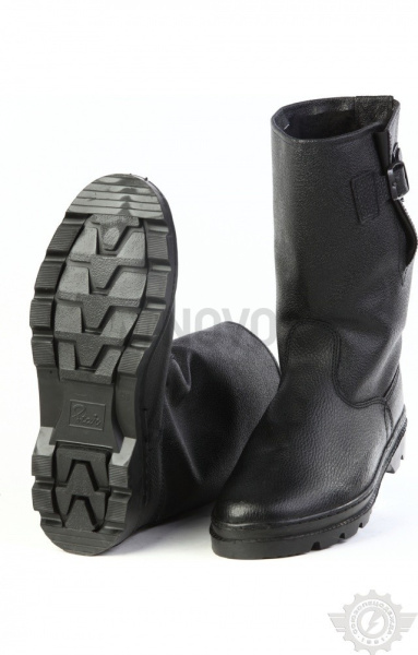 Сапоги монтажные, иск. мех, Нитрил