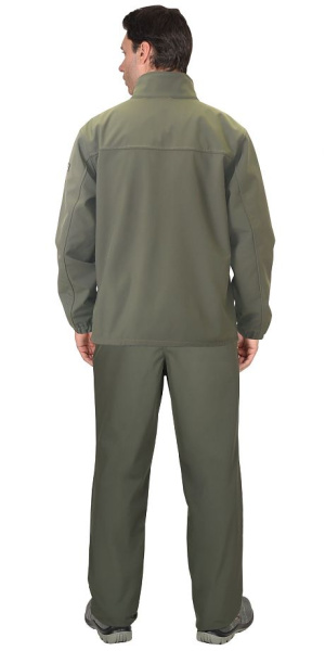 Костюм "Азов" , куртка (чз), брюки, софтшелл пл 350 г/кв.м, хаки 