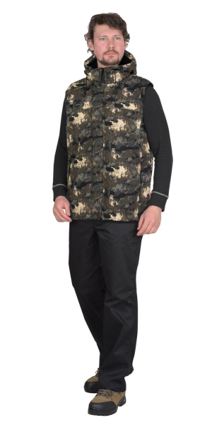 Жилет "ТИГР" КМФ Темный мультикам