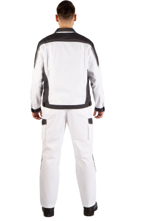 Костюм "STATUS" NEW (Статус), куртка, брюки, белый графит