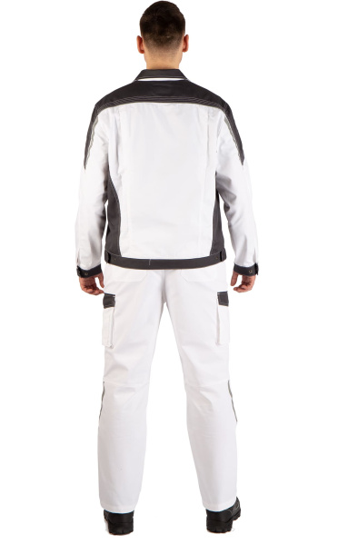 Костюм "STATUS" NEW (Статус), куртка, брюки, белый графит
