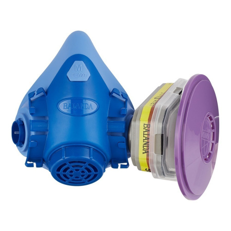 Полумаска защитная силиконовая BAIANDA FEA 07 (байонет) 