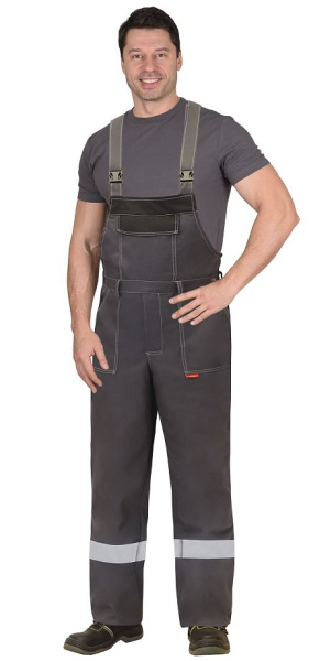 Костюм сварщика "ГЕРКУЛЕС" летний, куртка, п/к т.серый с черным, СОП 50мм