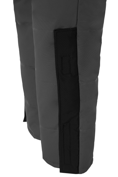 Брюки Домбай утепленные графит/черные, тк.Рейнман Хеви