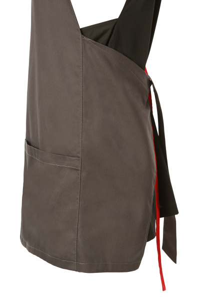 Фартук КЛИНПЛЕКС (CLINPLEX) ВИТА комбинированный черный/графит/красный