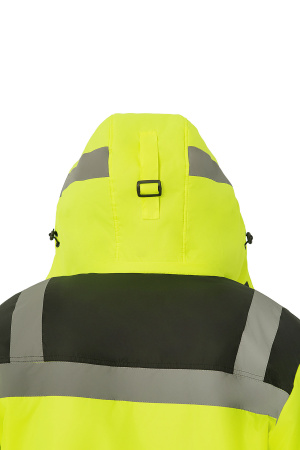 Куртка СПЕКТР утепленная лимон/черная