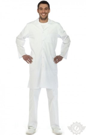 Халат "Сервис" мужской белый