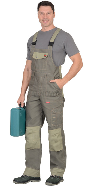 Полукомбинезон "Вест-Ворк", оливковый