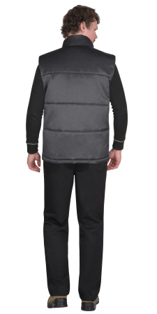 Жилет утепленный УНИВЕРСАЛ тёмно-серый