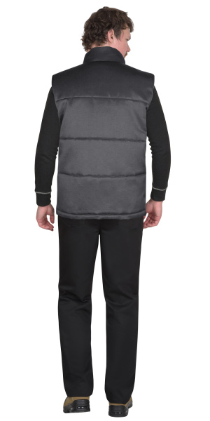Жилет утепленный УНИВЕРСАЛ тёмно-серый
