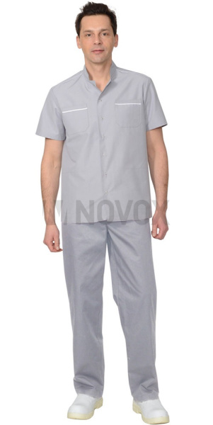 Костюм "МЕДИК" мужской светло-серый