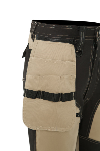 Брюки ГРАНД бежевые/черные